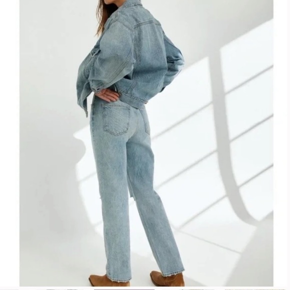 Aritzia Denim Forum The Joni High Rise Loose  32l - Picture 3 of 16